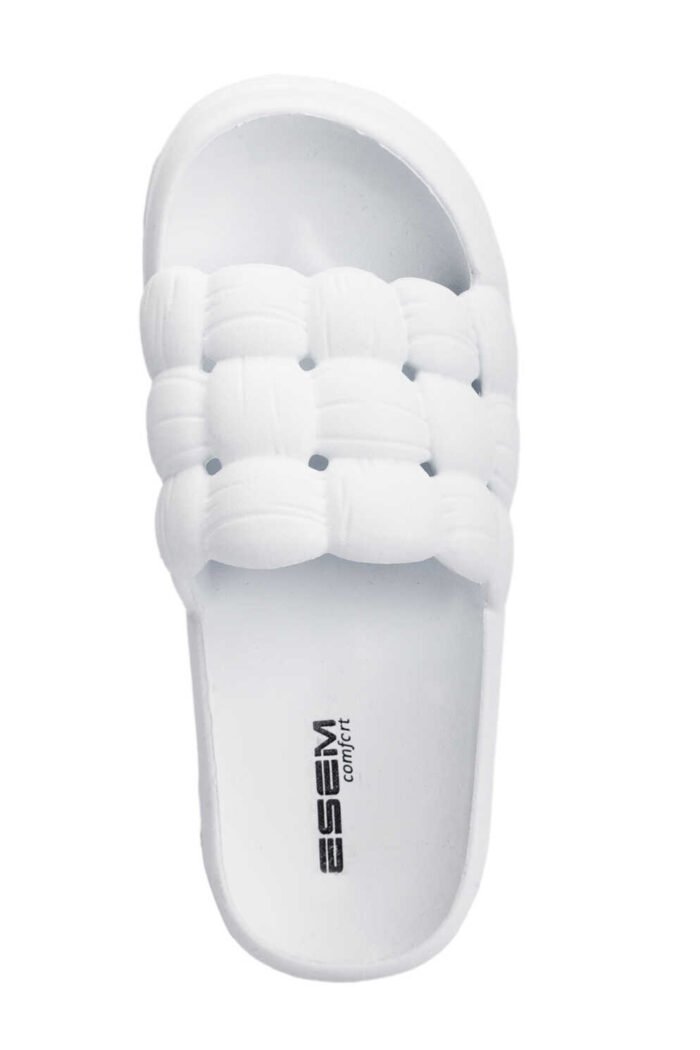 ESEM OFFU Kadın Terlik Beyaz - Görsel 5