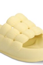 ESEM OFFU Kadın Terlik Sarı - Görsel 4