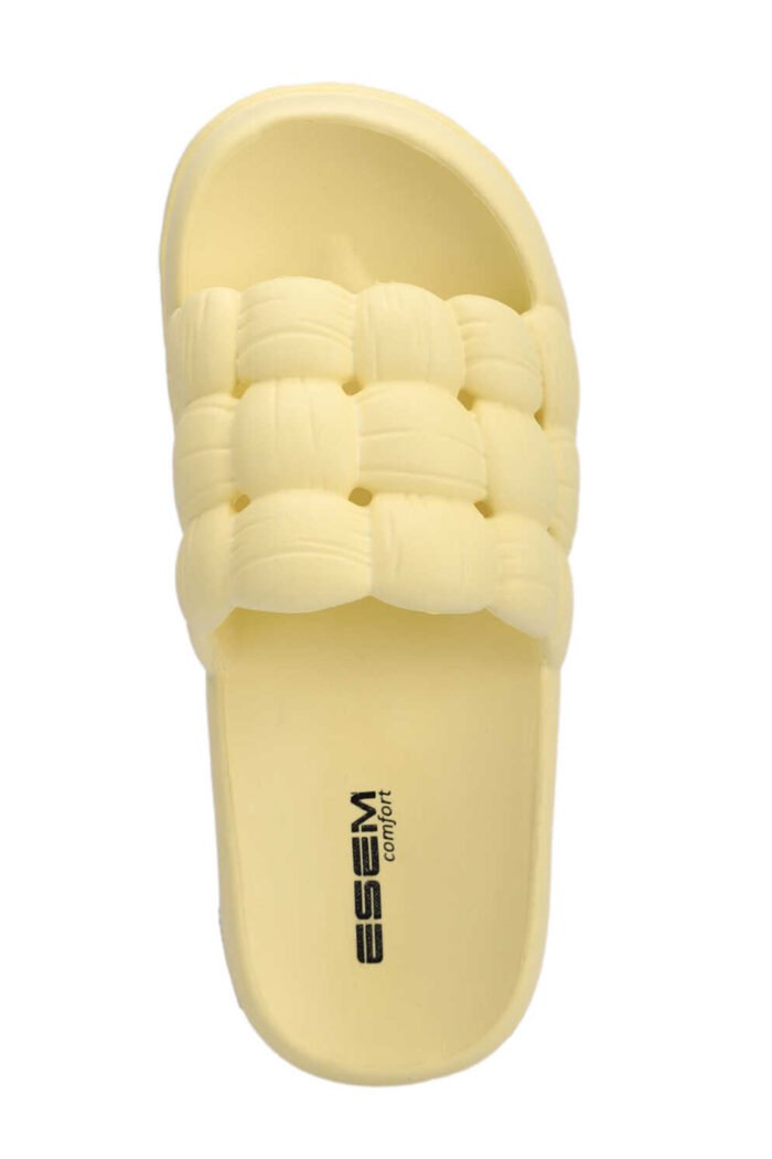 ESEM OFFU Kadın Terlik Sarı - Görsel 5