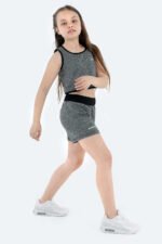 Slazenger DESTA Kız Çocuk Eşofman Takımı Koyu Gri - Görsel 3