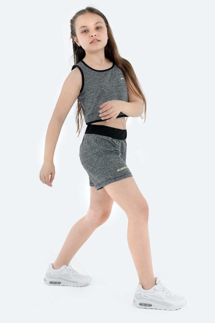 Slazenger DESTA Kız Çocuk Eşofman Takımı Koyu Gri - Görsel 3