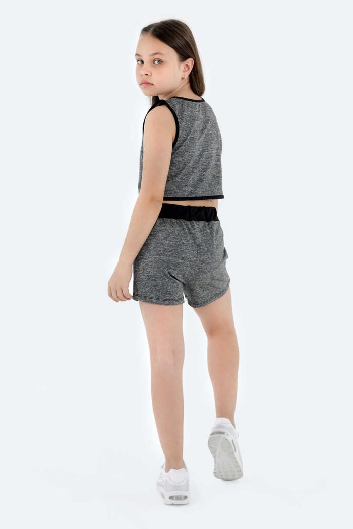 Slazenger DESTA Kız Çocuk Eşofman Takımı Koyu Gri - Görsel 4