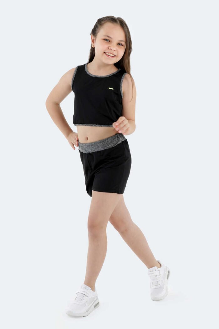 Slazenger DESTA Kız Çocuk Eşofman Takımı Siyah - Görsel 3