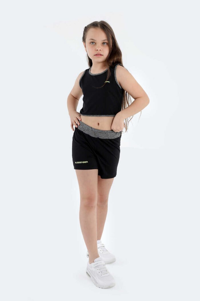 Slazenger DESTA Kız Çocuk Eşofman Takımı Siyah - Görsel 2