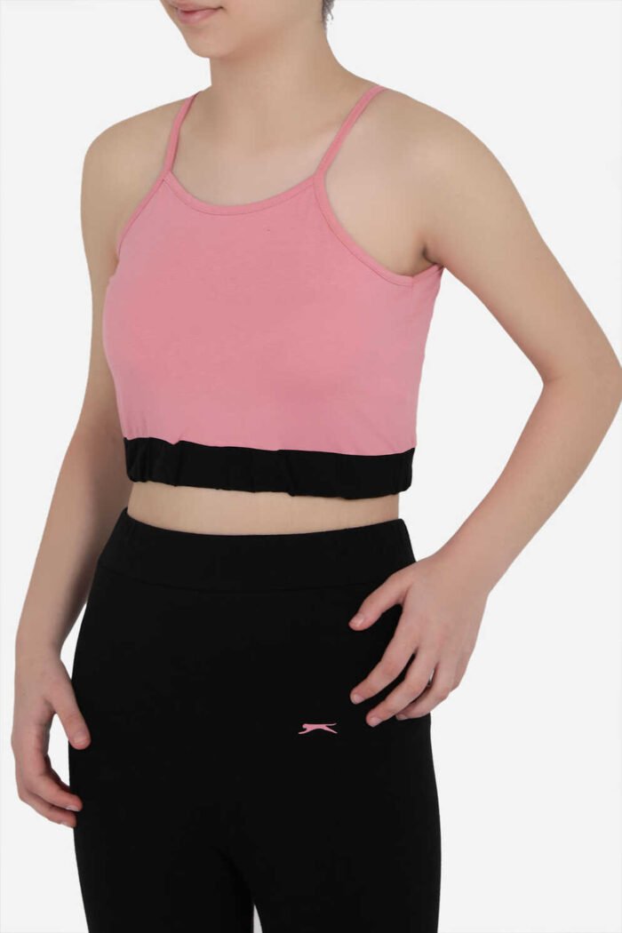 Slazenger DIPAK Kız Çocuk Tayt Seti Pudra - Görsel 4