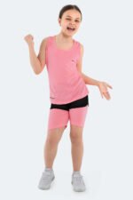 Slazenger DOLF Kız Çocuk Eşofman Takımı Fuşya - Görsel 4