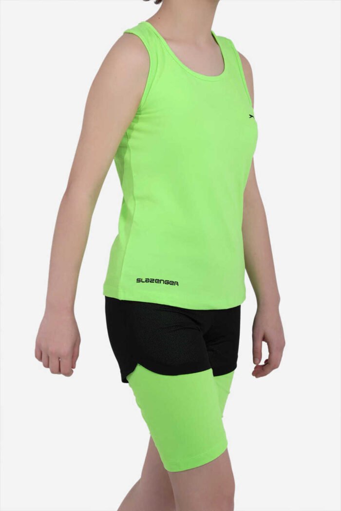 Slazenger DOLF Kız Çocuk Eşofman Takımı Yeşil - Görsel 1