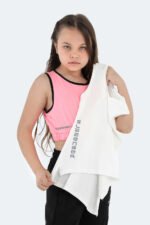 Slazenger DYLAN Kız Çocuk Kolsuz T-Shirt Beyaz - Görsel 3