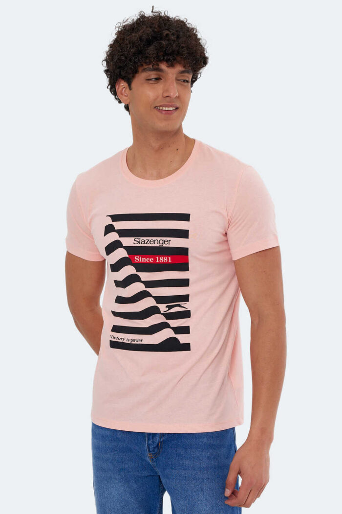 Slazenger KATELL Erkek Kısa Kollu T-Shirt Somon - Görsel 2