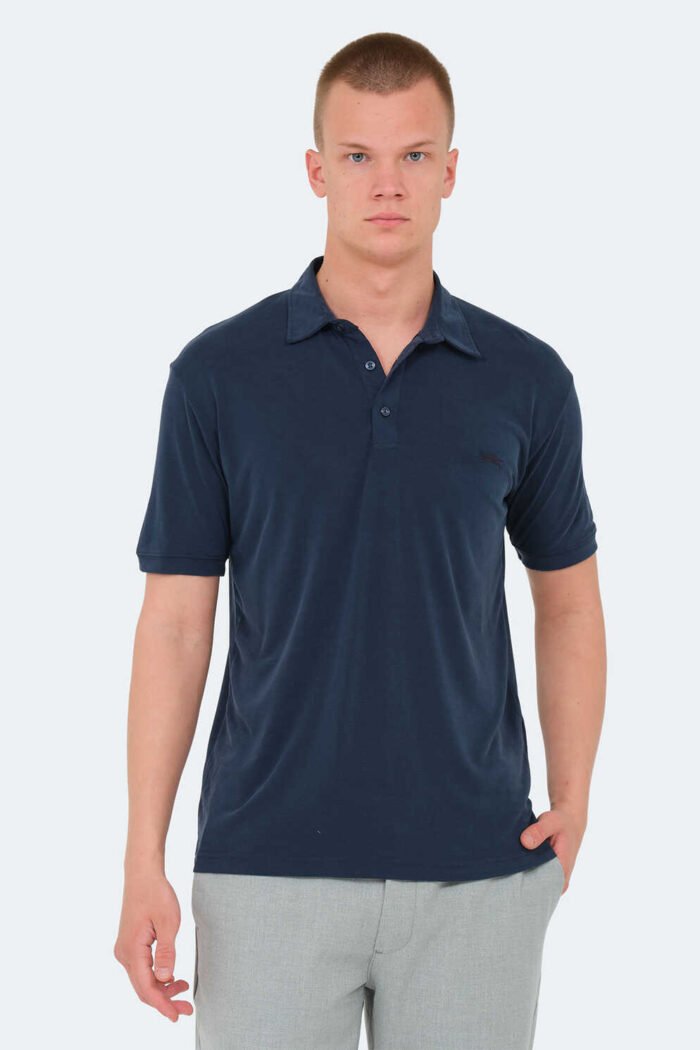 slazenger-katsuro-erkek-tisort-lacivert-t-shirt-slazenger-st14te027-764407-17-B Slazenger KATSURO Erkek Tişört Lacivert - Görsel 1