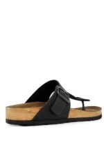 Slazenger LUKE Kadın Terlik Siyah Nubuk - Görsel 2