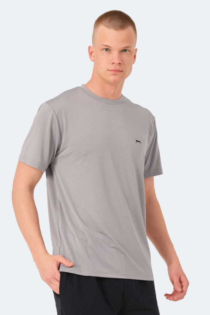 Slazenger OSWIN Erkek T-Shirt Gri - Görsel 2