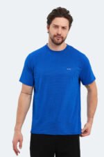 Slazenger OSWIN Erkek T-Shirt Kraliyet Mavisi