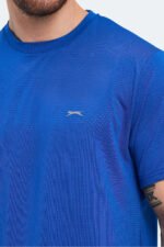 Slazenger OSWIN Erkek T-Shirt Kraliyet Mavisi - Görsel 4