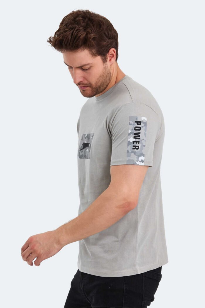 Slazenger PADERAU Erkek T-Shirt Taş Gri - Görsel 2