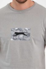 Slazenger PADERAU Erkek T-Shirt Taş Gri - Görsel 4