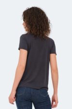 Slazenger PAYTONS Kadın T-Shirt Siyah - Görsel 4