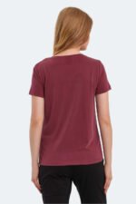 Slazenger PERICAS Kadın T-Shirt Bordo - Görsel 4