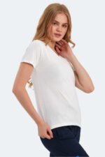 Slazenger PERICAS Kadın T-Shirt Ekru - Görsel 2
