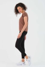 Slazenger PLAY Kadın Kısa Kollu T-Shirt Kahve - Görsel 5