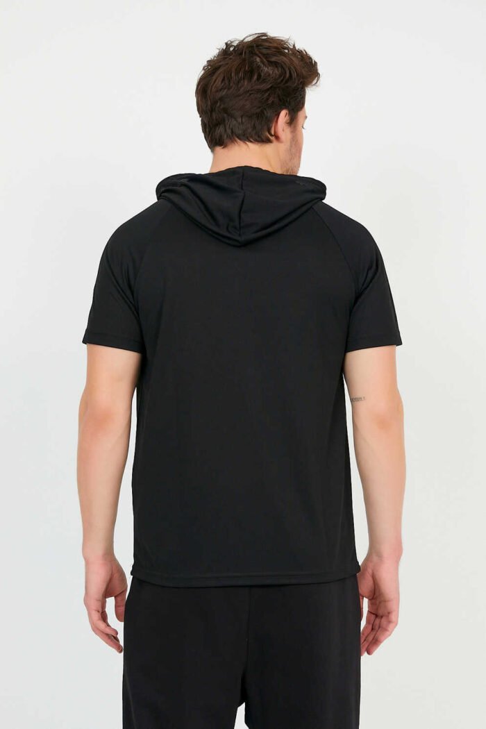 Slazenger RAGNA Erkek Kısa Kollu T-Shirt Siyah - Görsel 3