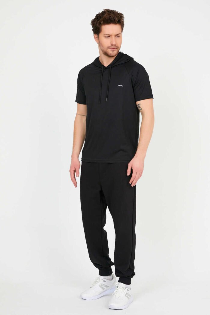 Slazenger RAGNA Erkek Kısa Kollu T-Shirt Siyah - Görsel 2