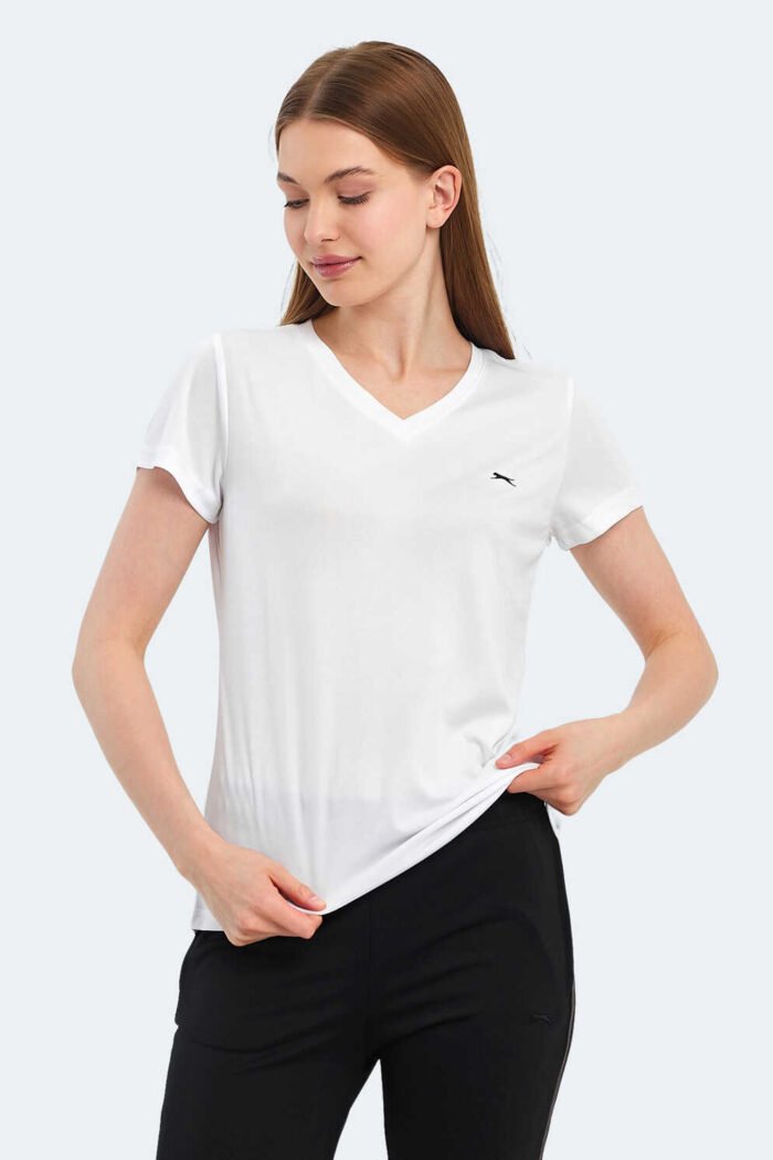 slazenger-rive-kadin-tisort-beyaz-t-shirt-slazenger-st14tk131-767781-18-B Slazenger RIVE Kadın Tişört Beyaz - Görsel 2