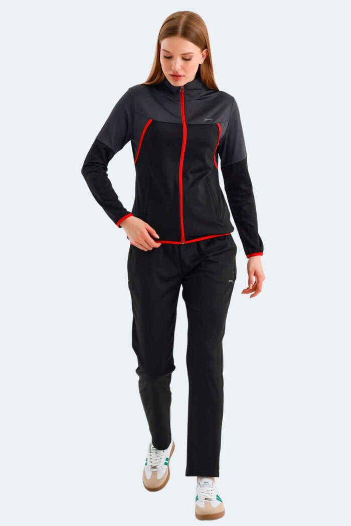 Slazenger ROCKSTAR Kadın Eşofman Takımı Siyah - Görsel 1