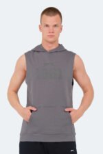 Slazenger VASILISA Erkek T-Shirt Koyu Gri