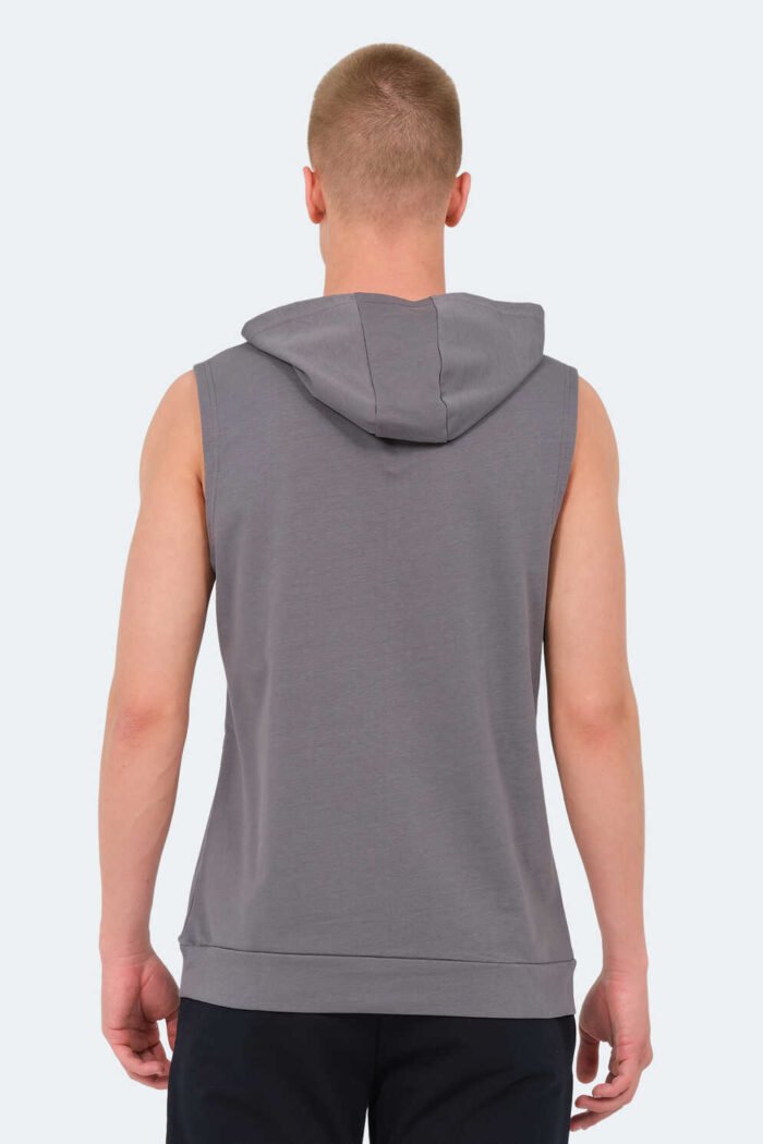 Slazenger VASILISA Erkek T-Shirt Koyu Gri - Görsel 4