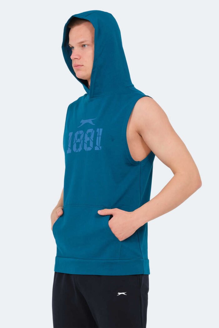 Slazenger VASILISA Erkek T-Shirt Petrol - Görsel 5