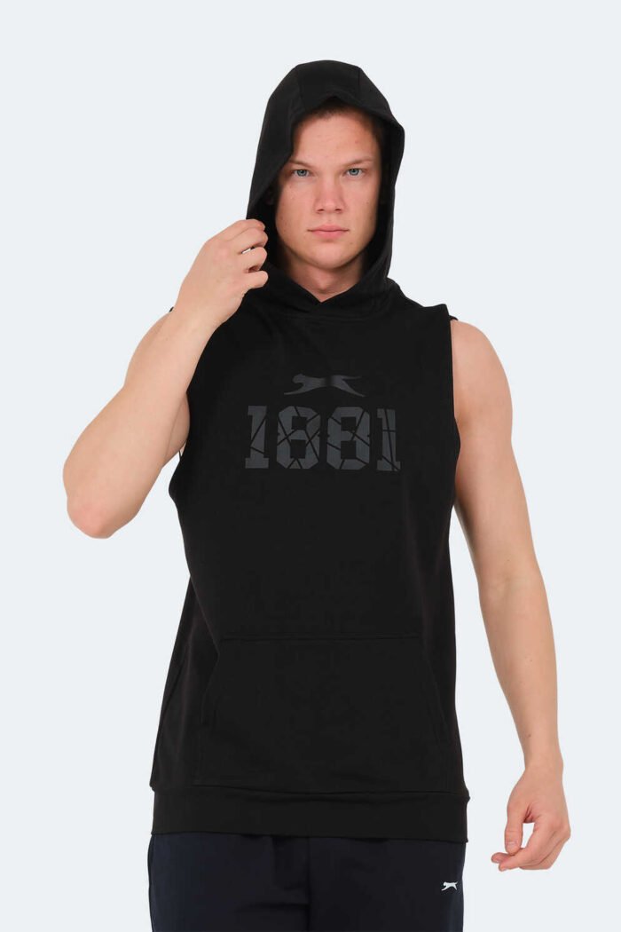 Slazenger VASILISA Erkek T-Shirt Siyah - Görsel 1