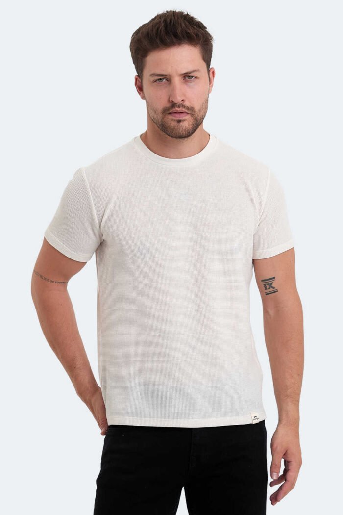 Slazenger VELVEL Erkek T-Shirt Beyaz - Görsel 1