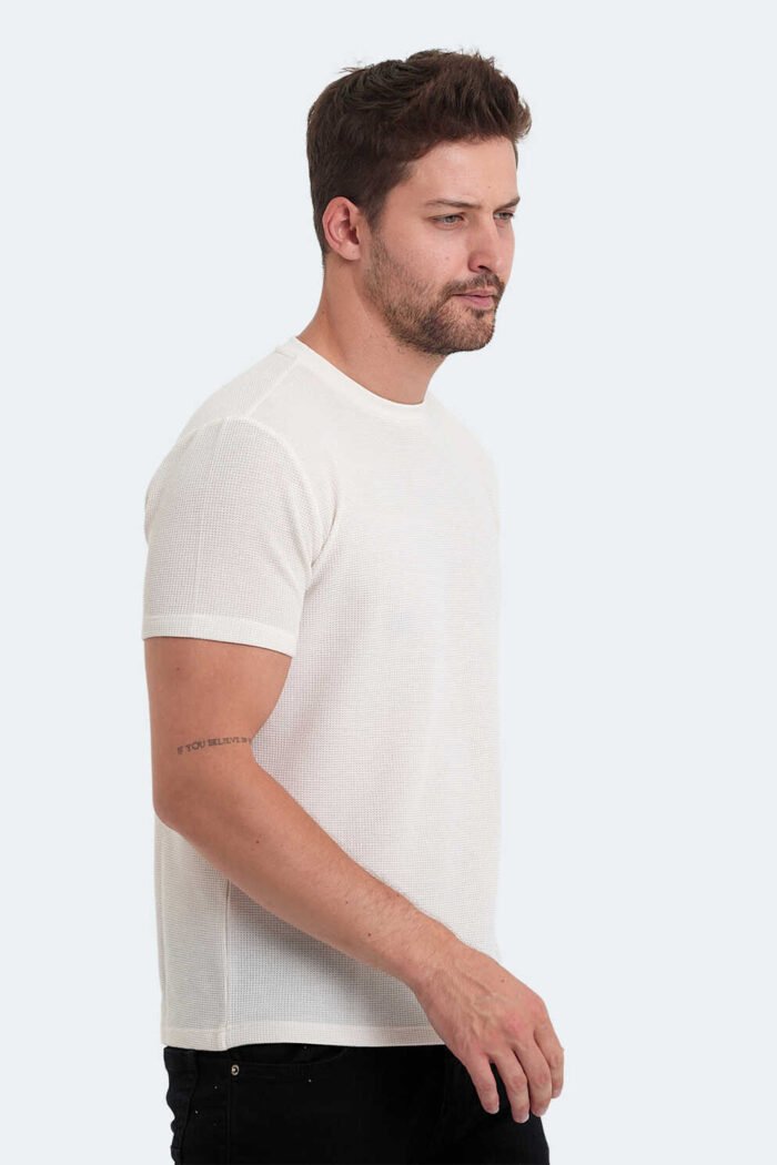 Slazenger VELVEL Erkek T-Shirt Beyaz - Görsel 4