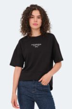 Slazenger VILLAGE Kadın Tişört Siyah