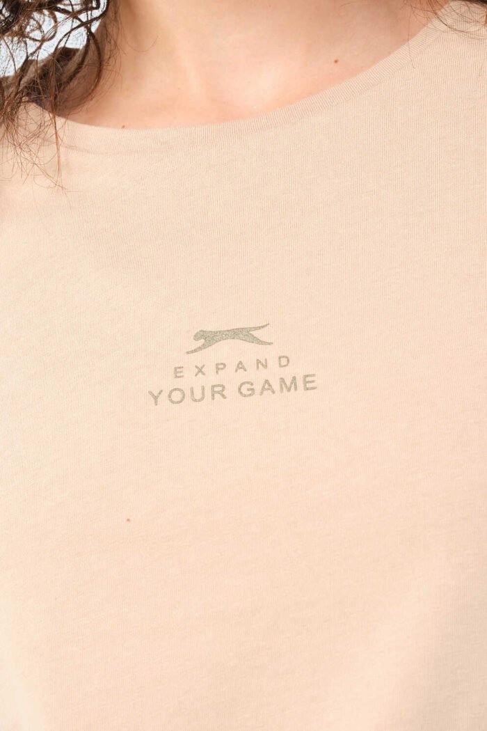 Slazenger VIRAJ Kadın Tişört Bej - Görsel 5