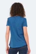 Slazenger VIRAJ Kadın Tişört Petrol Mavi - Görsel 3