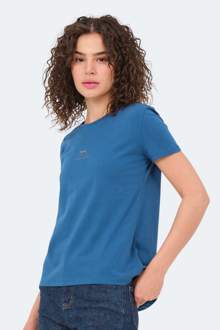 slazenger-viraj-kadin-tisort-petrol-t-shirt-slazenger-st14tk026-765193-18-B Slazenger VIRAJ Kadın Tişört Petrol Mavi - Görsel 2
