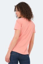 Slazenger VIRAJ Kadın Tişört Somon - Görsel 4