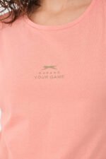 Slazenger VIRAJ Kadın Tişört Somon - Görsel 3