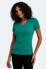 Slazenger VIVEK Kadın Tişört Yeşil