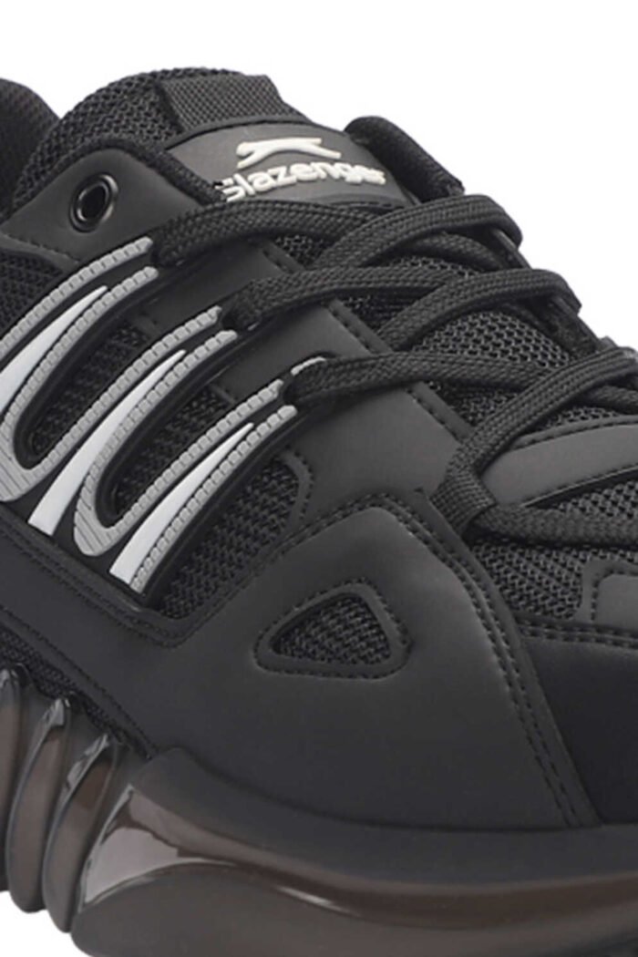 Slazenger ZALAR Erkek Sneaker Ayakkabıları Siyah - Beyaz - Görsel 4