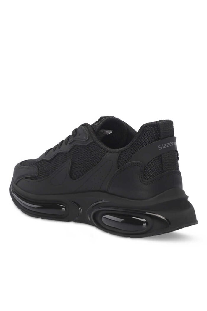 Slazenger ZION Erkek Sneaker Ayakkabıları Siyah - Koyu Gri - Görsel 3