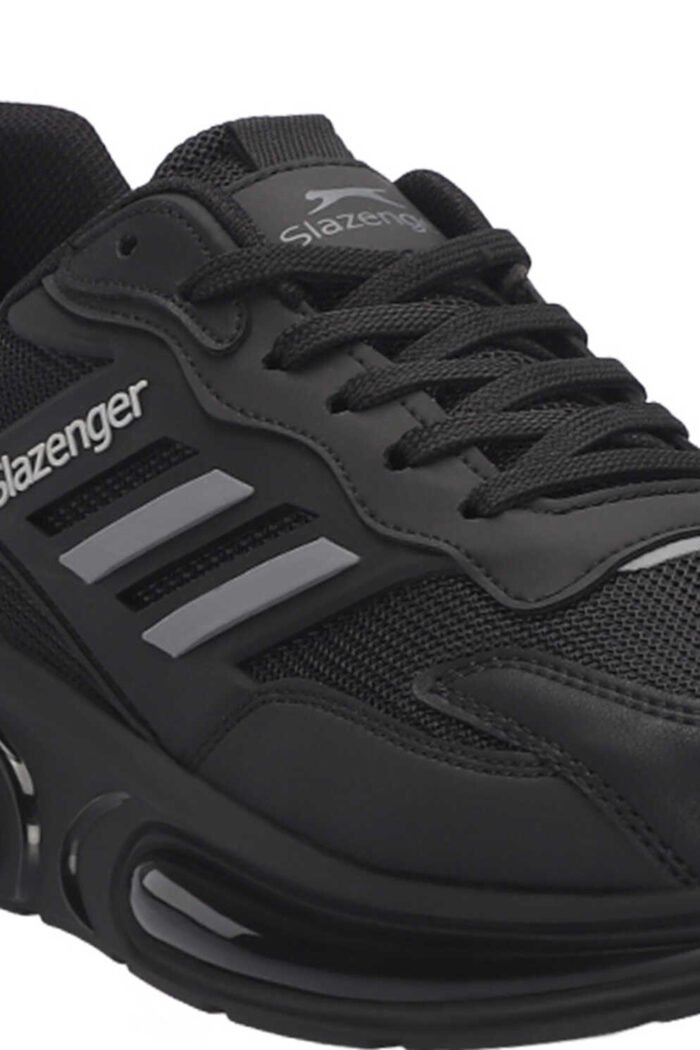 Slazenger ZION Erkek Sneaker Ayakkabıları Siyah - Koyu Gri - Görsel 4