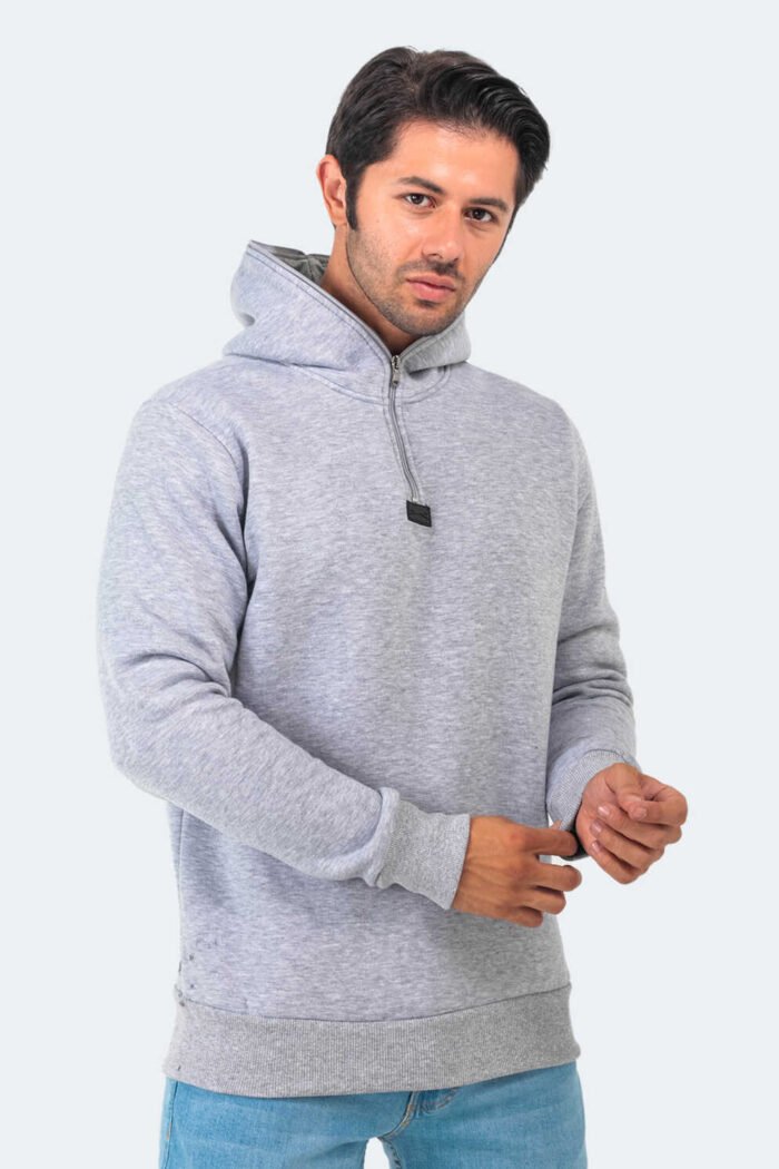 Slazenger BAHA Erkek Sweatshirt Gri - Görsel 1
