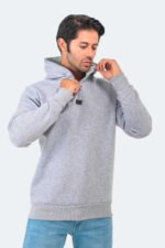 Slazenger BAHA Erkek Sweatshirt Gri - Görsel 4