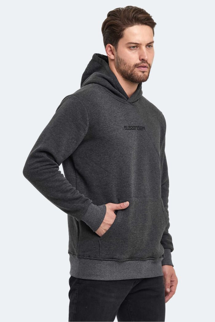 Slazenger BUSTER Erkek Sweatshirt Antrasit - Görsel 2