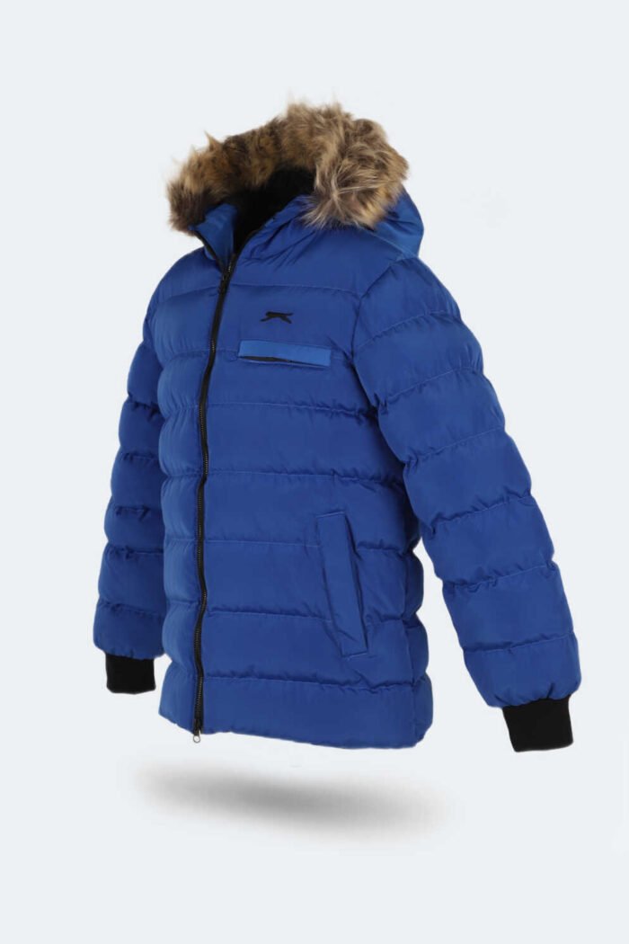 Slazenger CALISTO NEW Unisex Çocuk Mont & Kaban Saks Mavi - Görsel 4