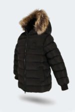 Slazenger CALISTO NEW Unisex Çocuk Mont & Kaban Siyah - Görsel 3