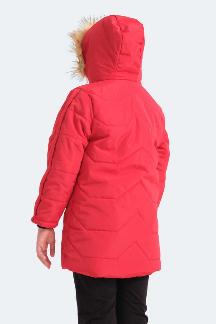 Slazenger CAMRON Kız Çocuk Mont & Ceket Kırmızı - Görsel 4